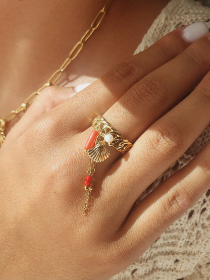 Bague ALGUA - doré