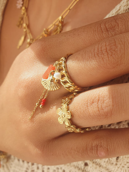 Bague ALGUA - doré