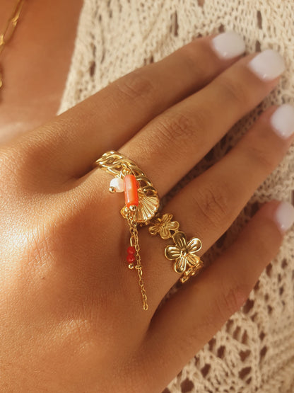 Bague ALGUA - doré