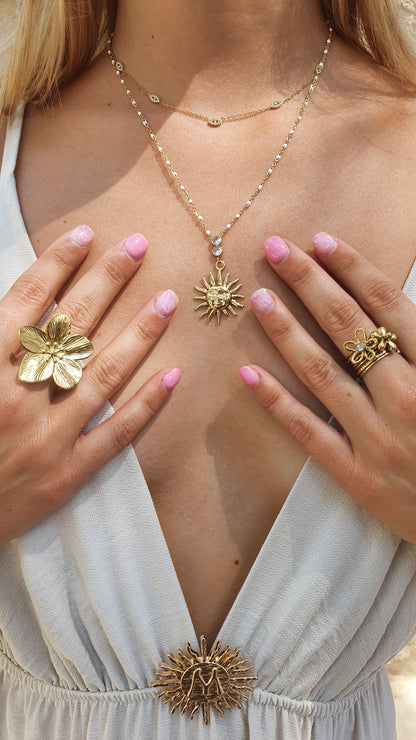 Bague fleur BALI - doré