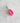 Charm coquillage rose pois verts - doré
