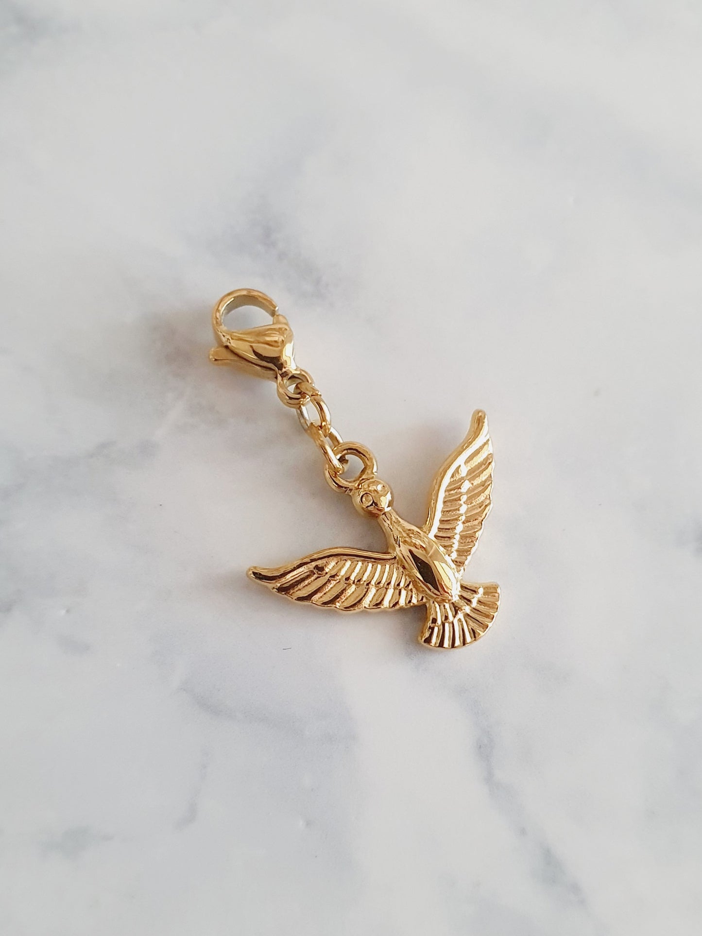 Charm oiseau - doré