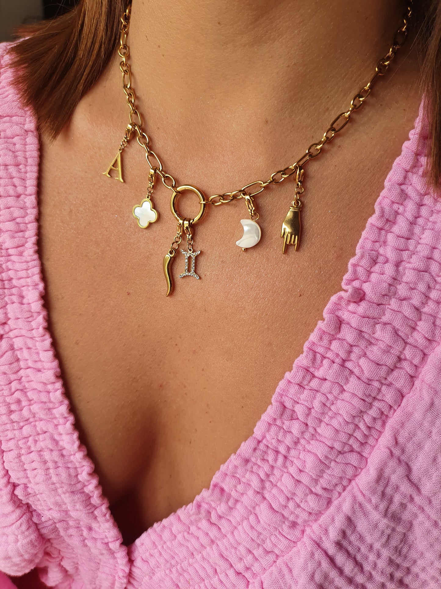 Collier ELYORA (personnalisable) - doré