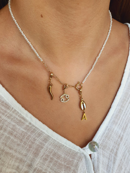 Collier ISORIA (personnalisable) - doré