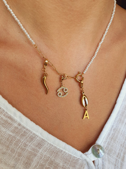 Collier ISORIA (personnalisable) - doré