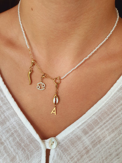 Collier ISORIA (personnalisable) - doré