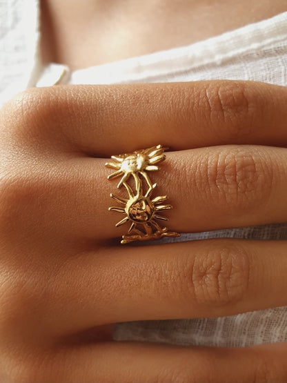 Bague HELIORA - doré