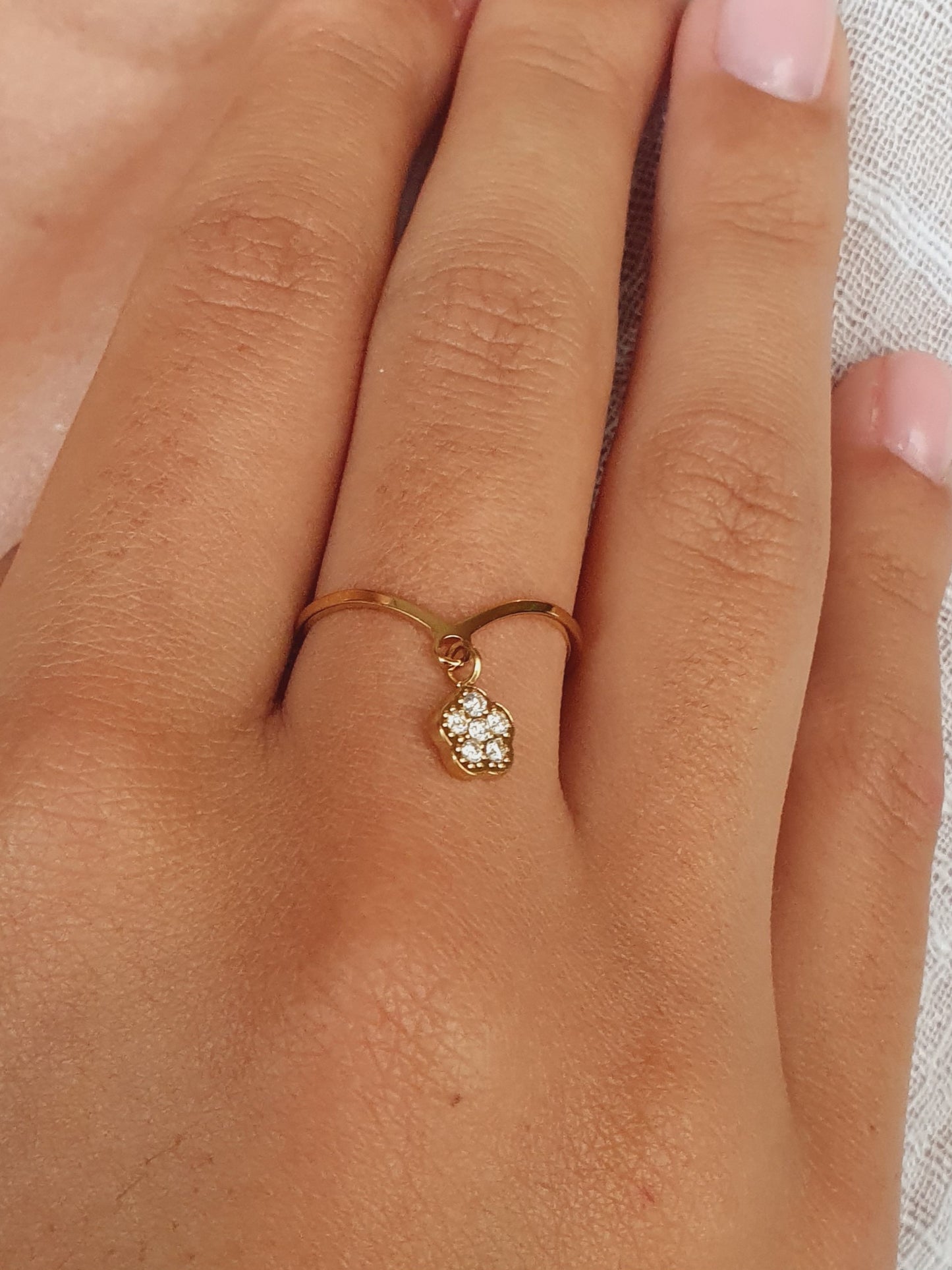 Bague ALENYA - doré
