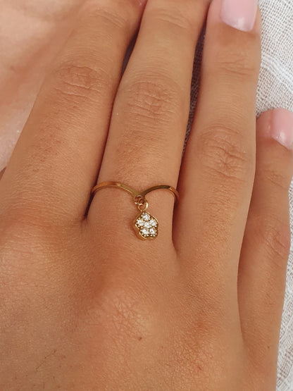 Bague ALENYA - doré