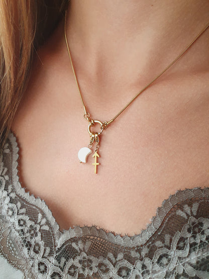 Collier ELVORIA (personnalisable) - doré
