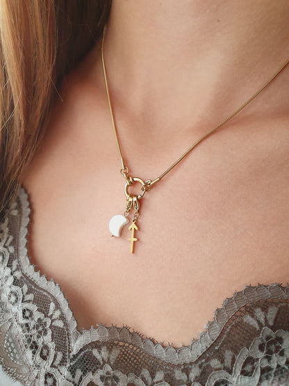 Collier ELVORIA (personnalisable) - doré