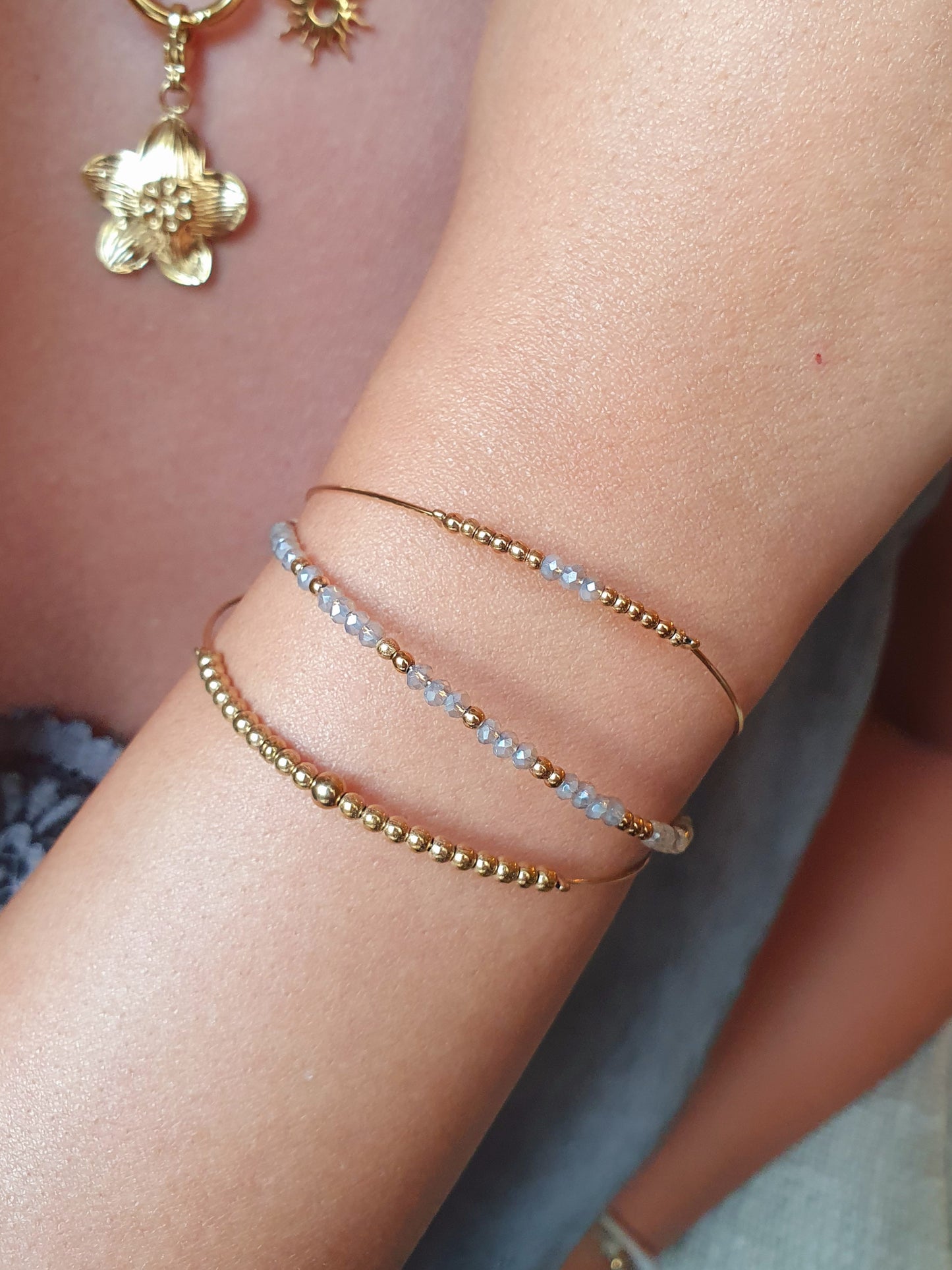 Trio de bracelets SERYN - doré