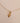 Collier coquillage buccin & zircon - doré