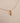 Collier coquillage buccin & zircon - doré