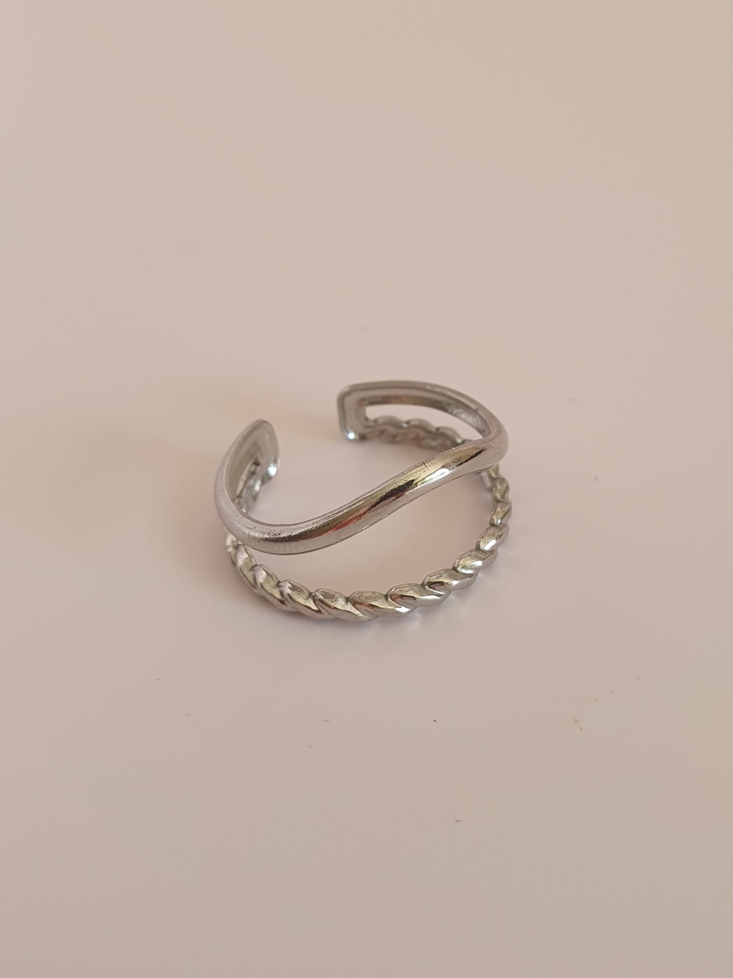 Bague destockage - argenté