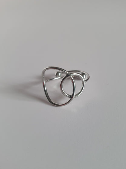 Bague destockage - argenté