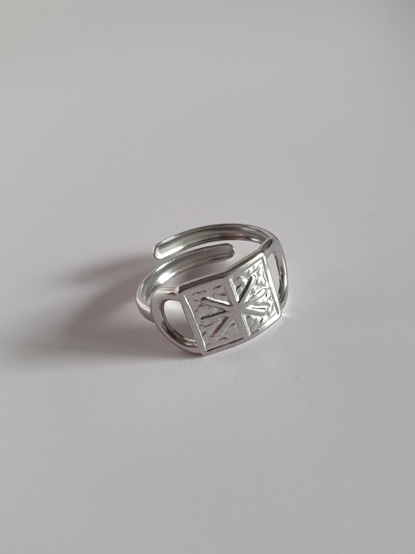 Bague destockage - argenté