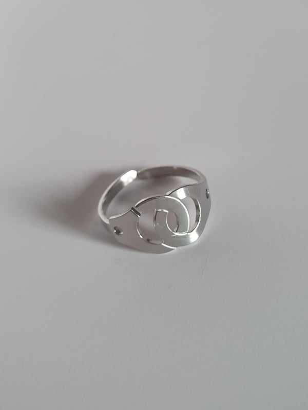 Bague destockage - argenté