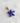 Charm étoile de mer - doré / bleu roi
