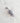 Charm poisson pois - argenté | gris