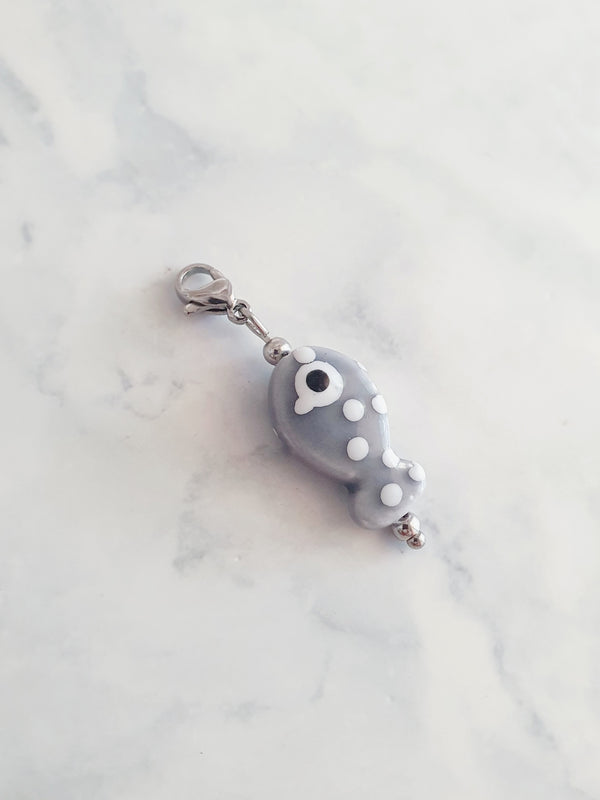 Charm poisson pois - argenté | gris
