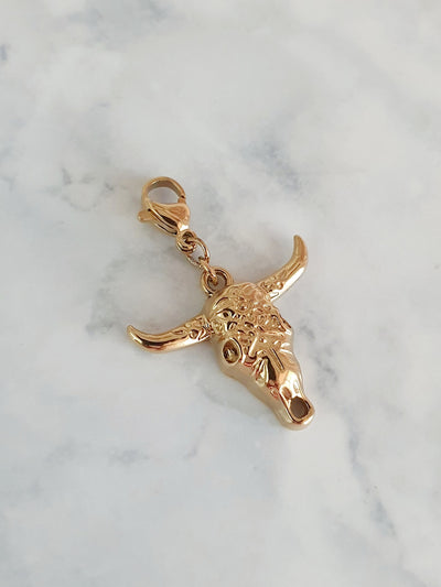 Charm Buffalo texturé - doré | Premium