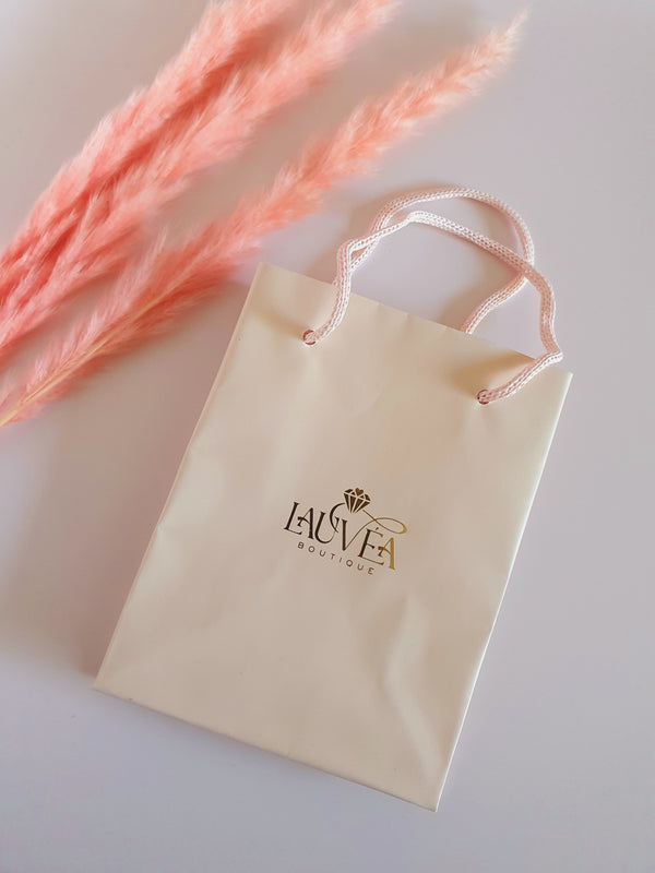Sac poignées rose poudré