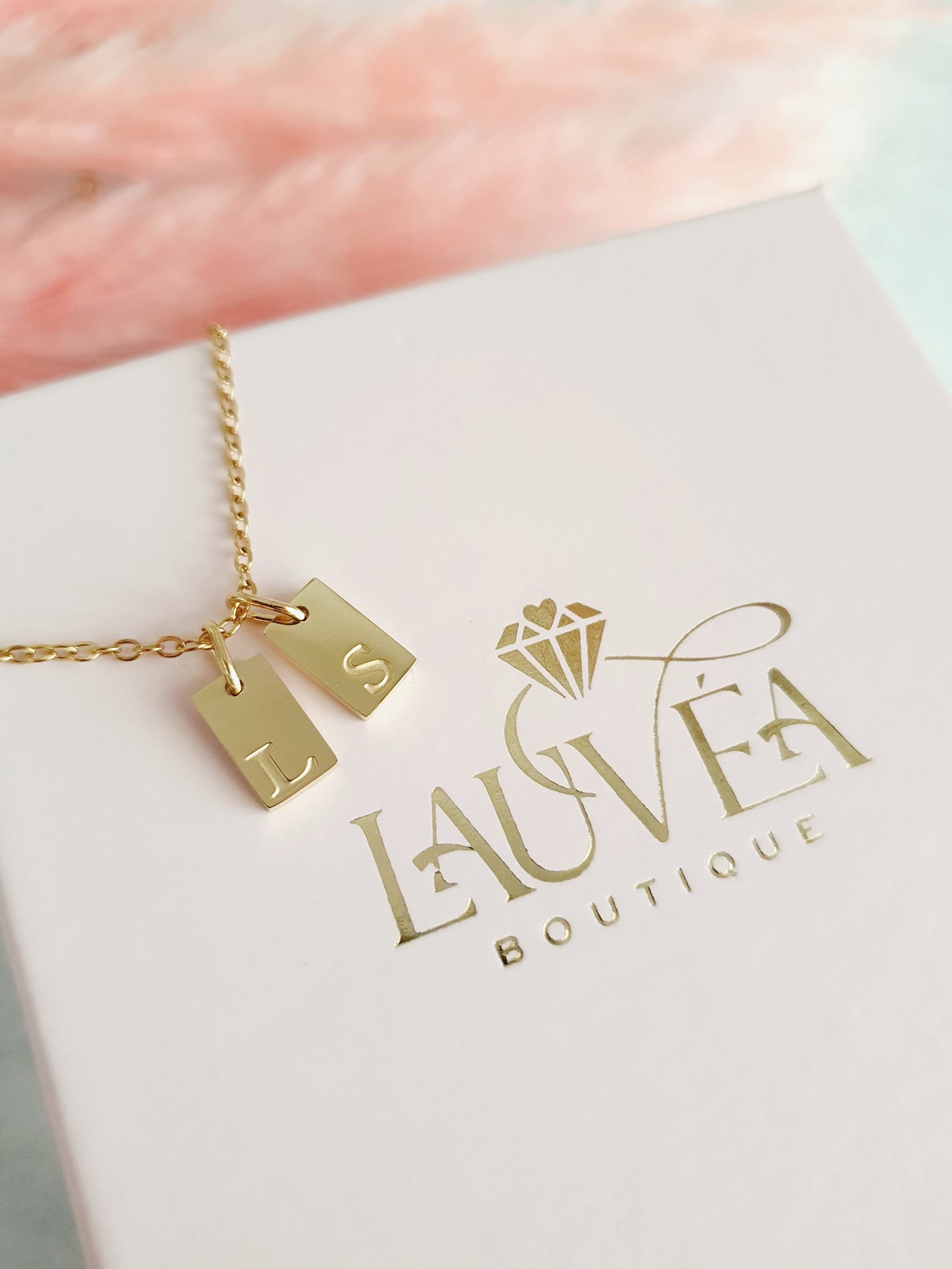 Collier plaque(s) initiale(s)