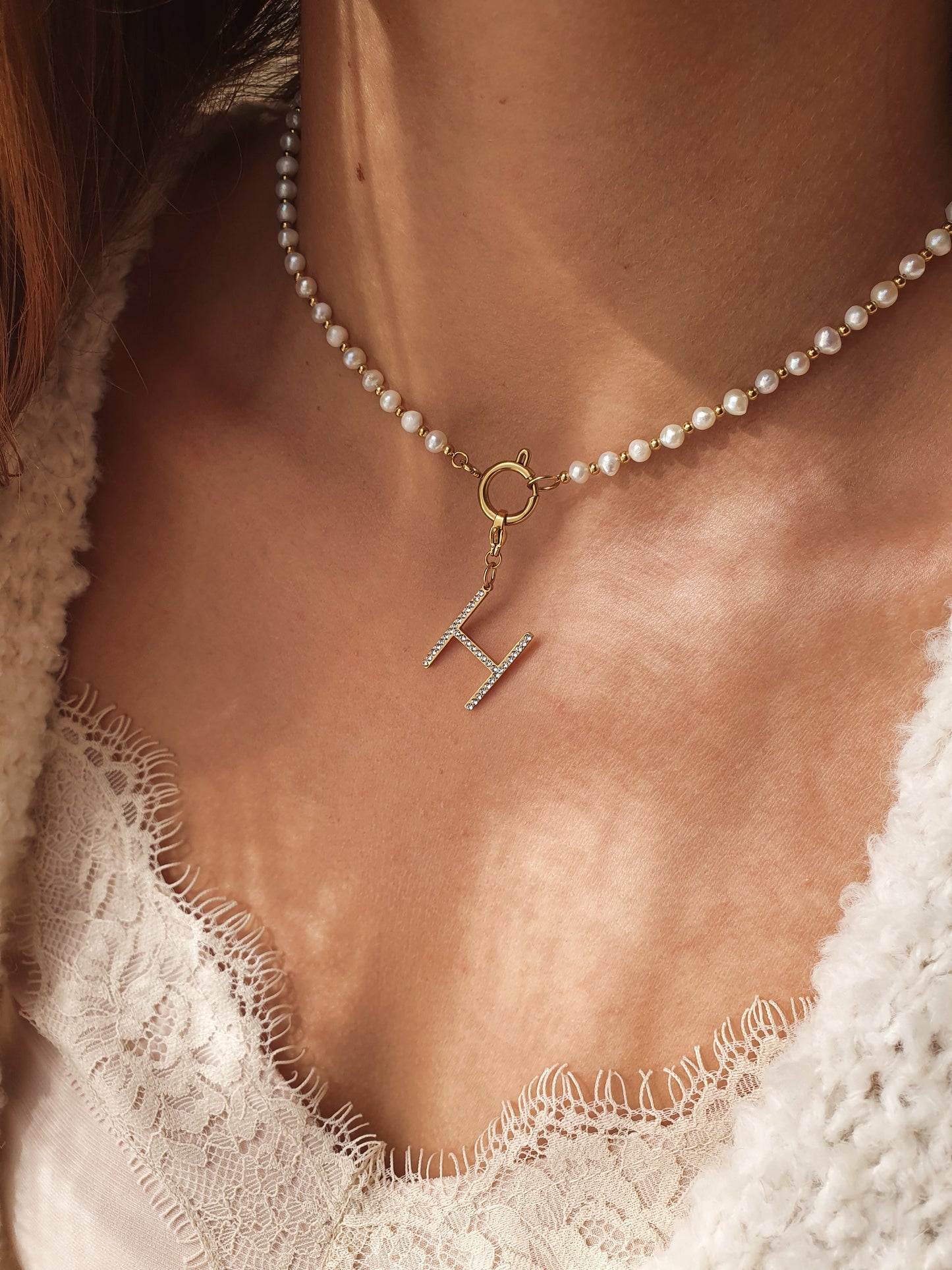 Collier initiale THE BOLD CHARM - doré