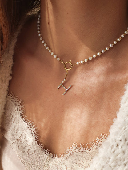 Collier initiale THE BOLD CHARM - doré