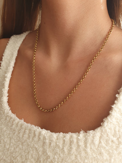 Collier SOLENA (personnalisable) - doré