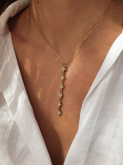 Sautoir ÉCLATS FÉERIQUES - argenté