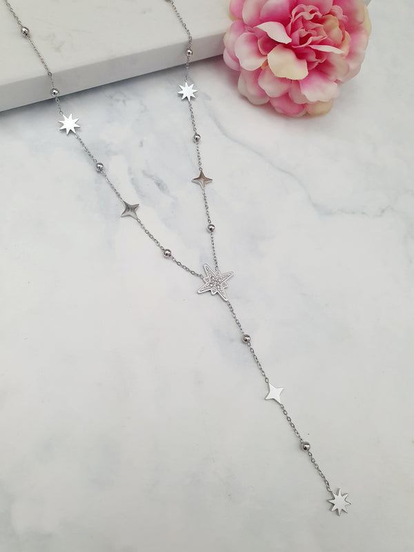 Sautoir NEBULEUSE - argenté