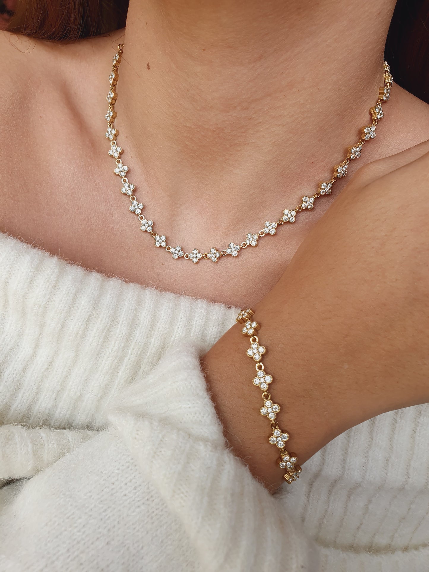 Parure Éclats Féeriques avec écrin