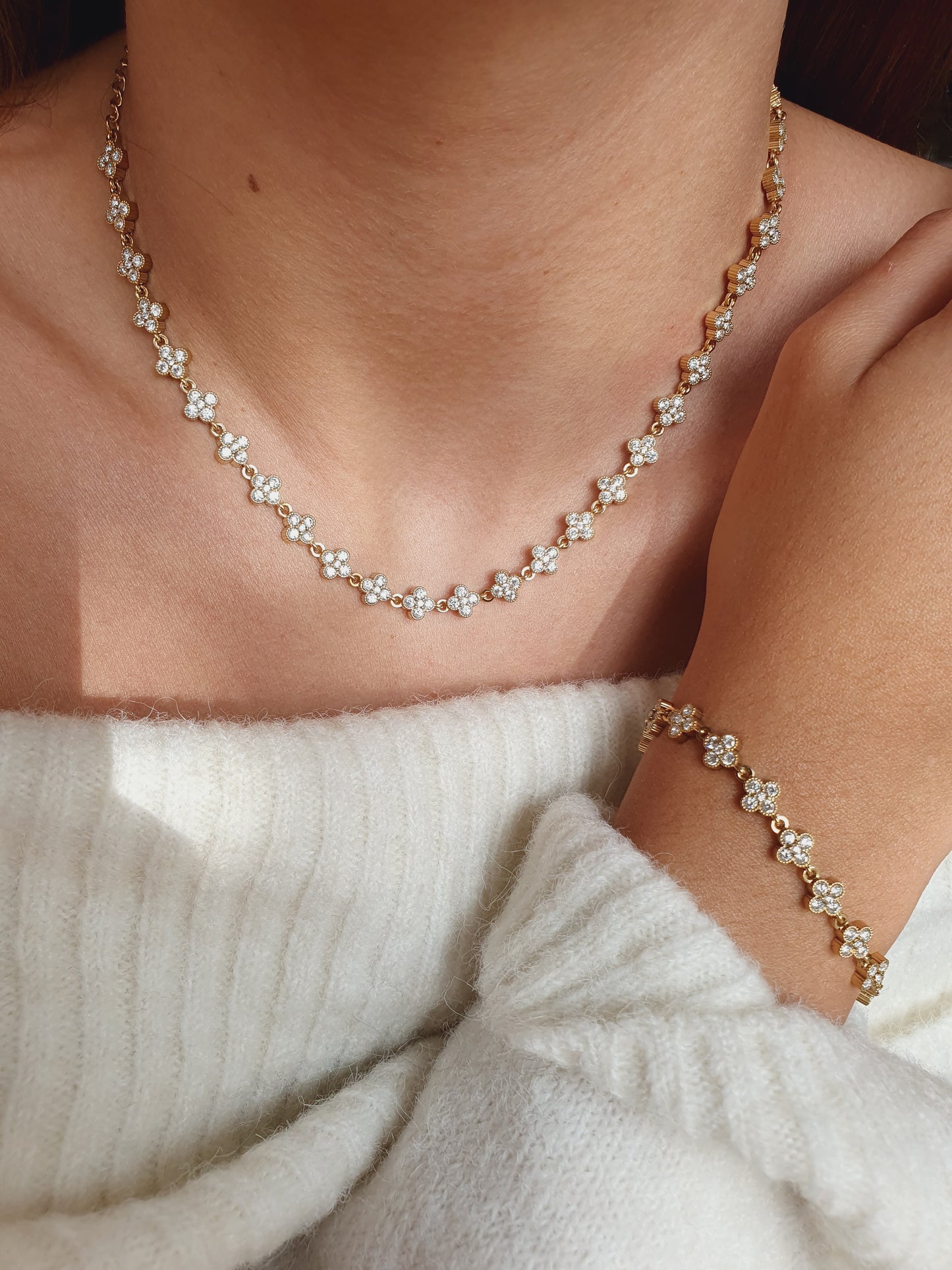 Parure Éclats Féeriques avec écrin