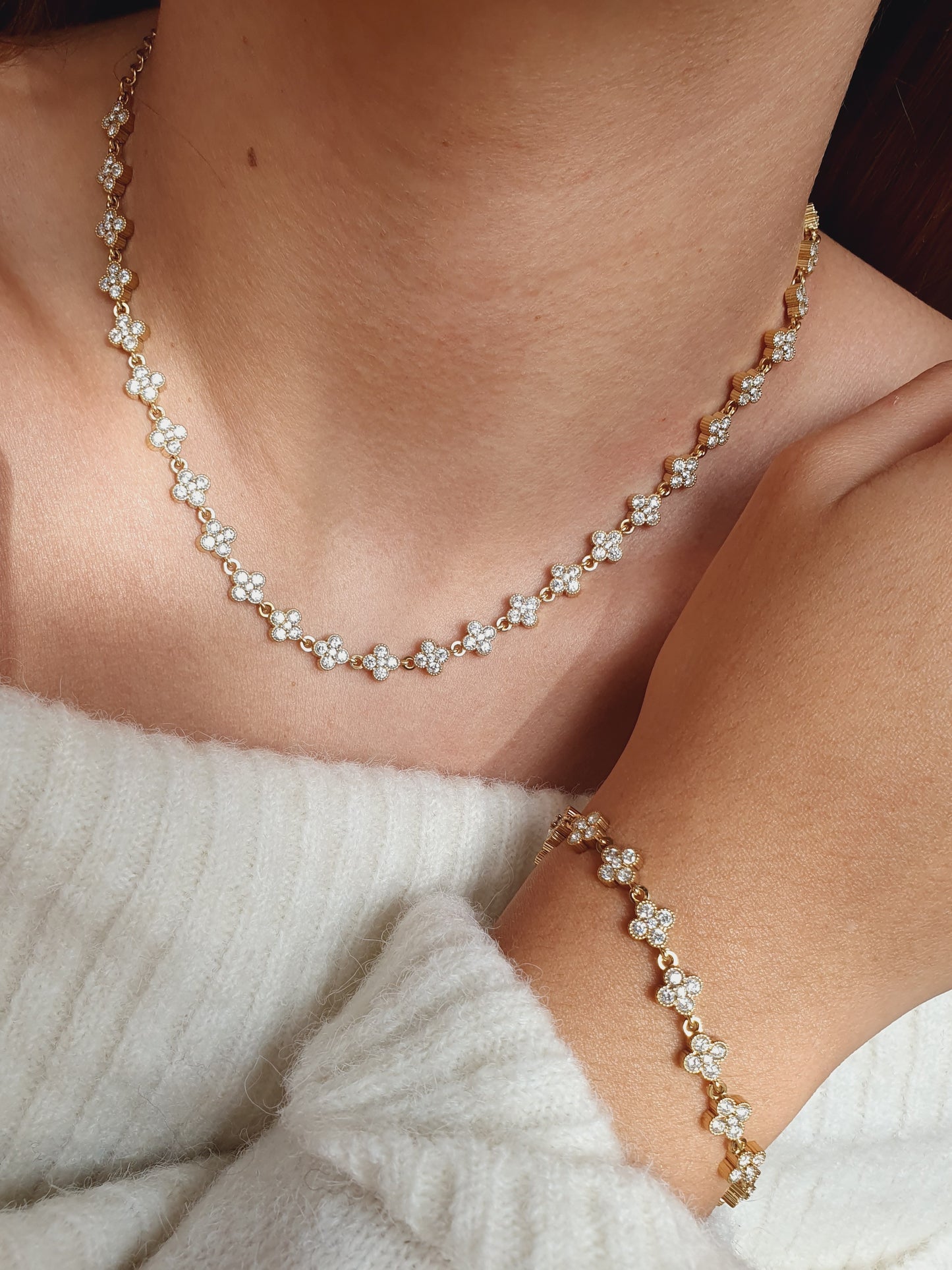 Parure Éclats Féeriques avec écrin
