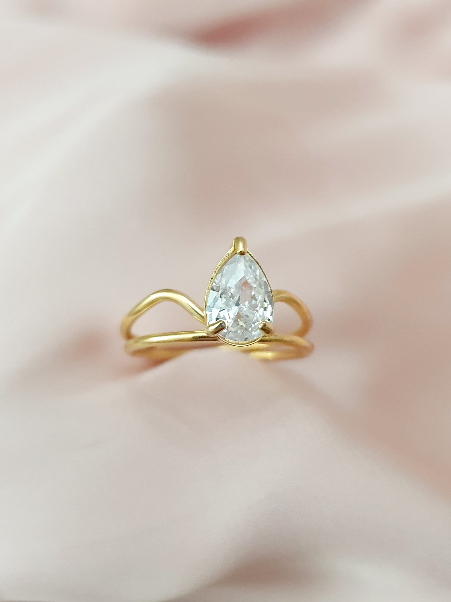Bague DELYANE - doré