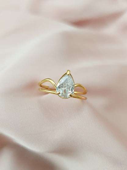 Bague DELYANE - doré