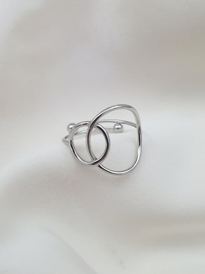 Bague destockage - argenté
