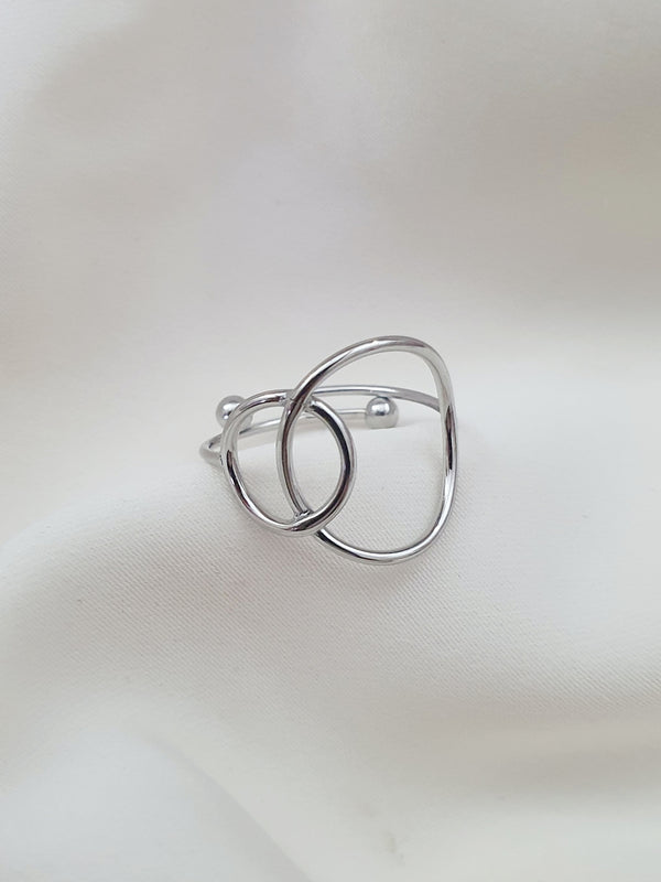 Bague destockage - argenté