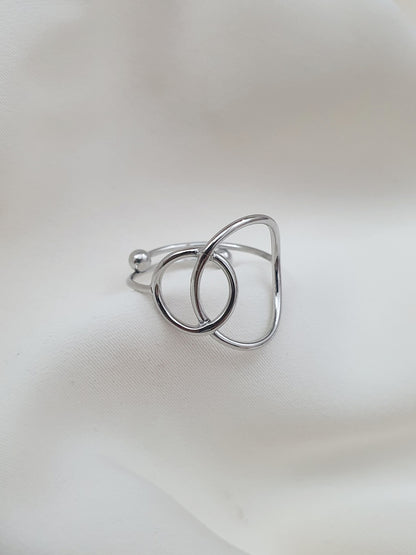 Bague destockage - argenté