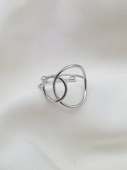 Bague destockage - argenté