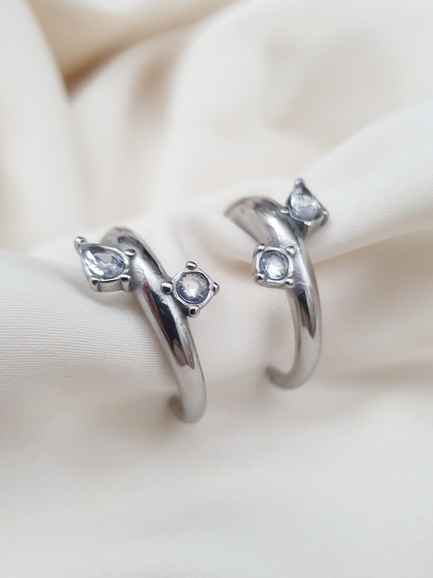 Boucles d'oreilles YNARIA - argenté