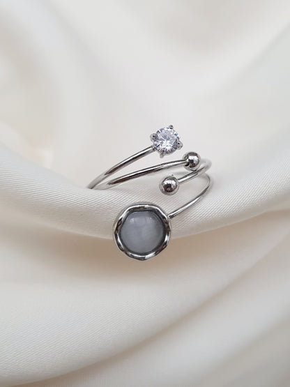 Bague MELIONA - argenté