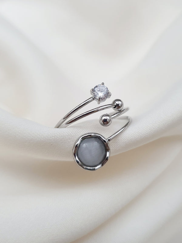 Bague MELIONA - argenté