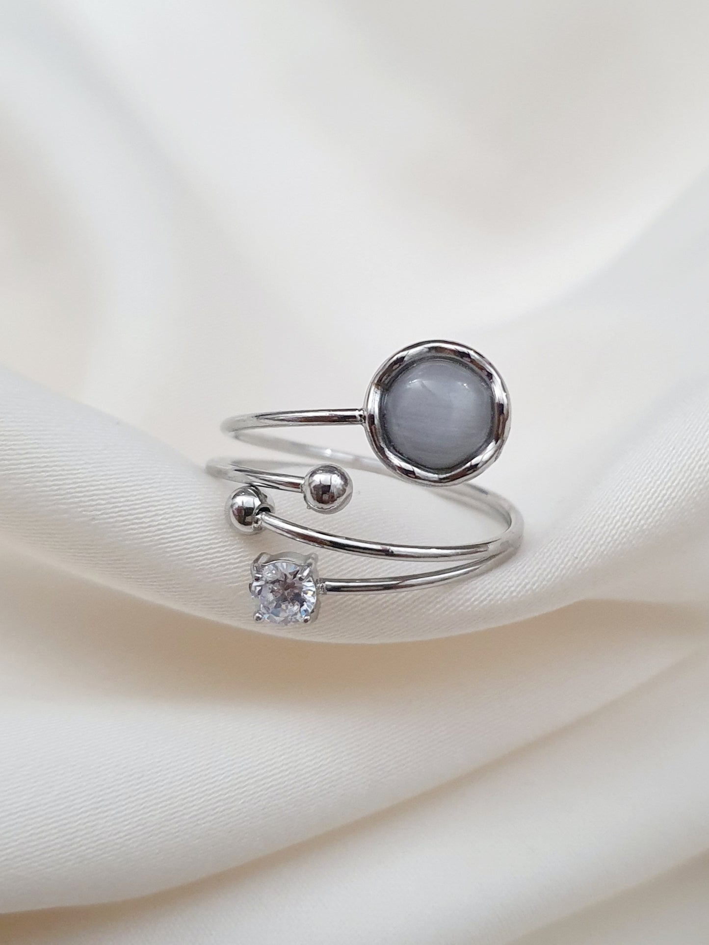 Bague MELIONA - argenté