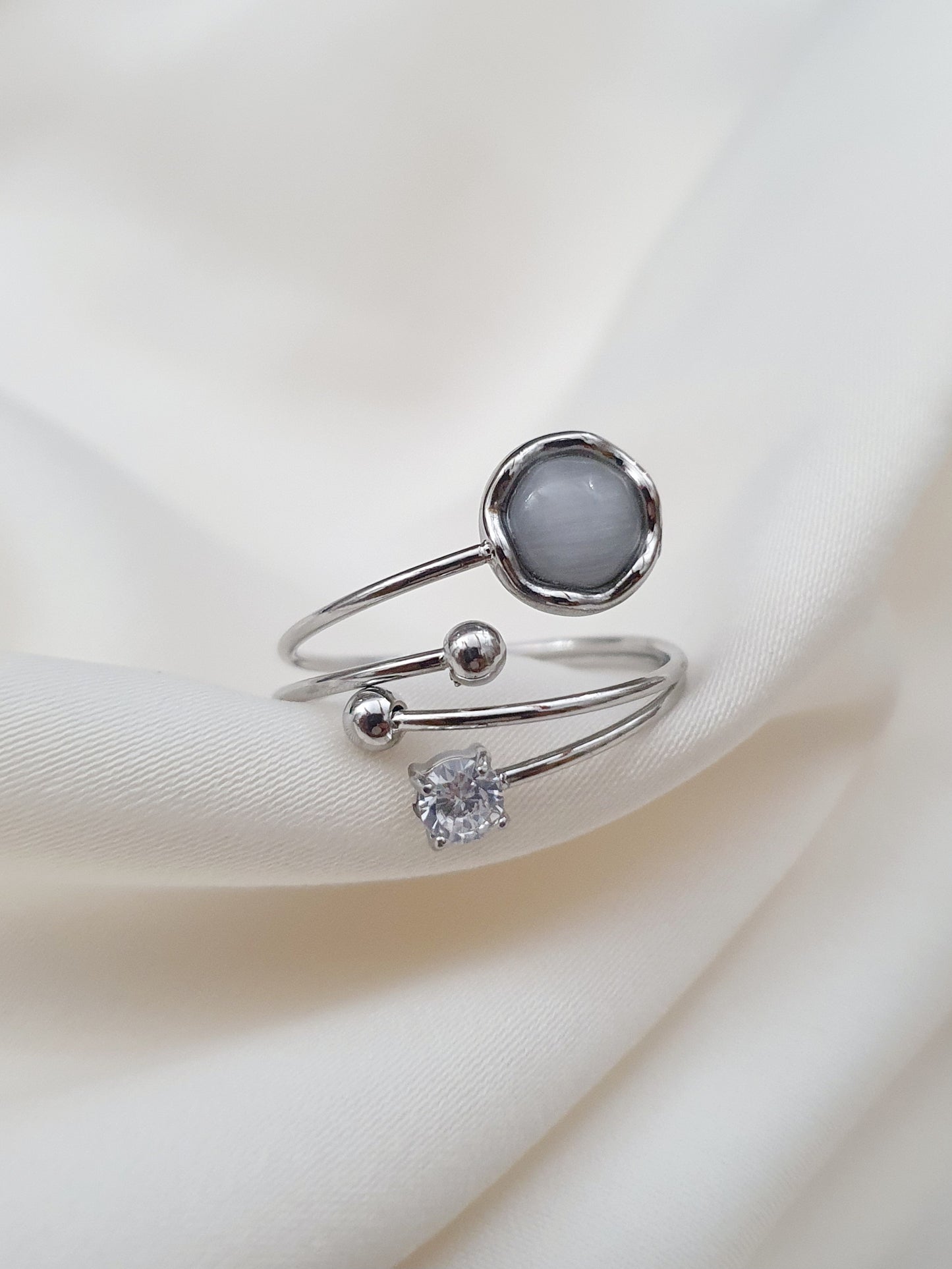Bague MELIONA - argenté