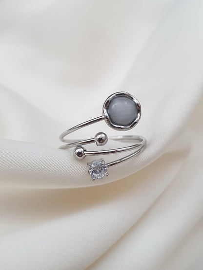 Bague MELIONA - argenté