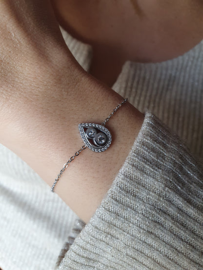 Bracelet MILLA zircons - argenté