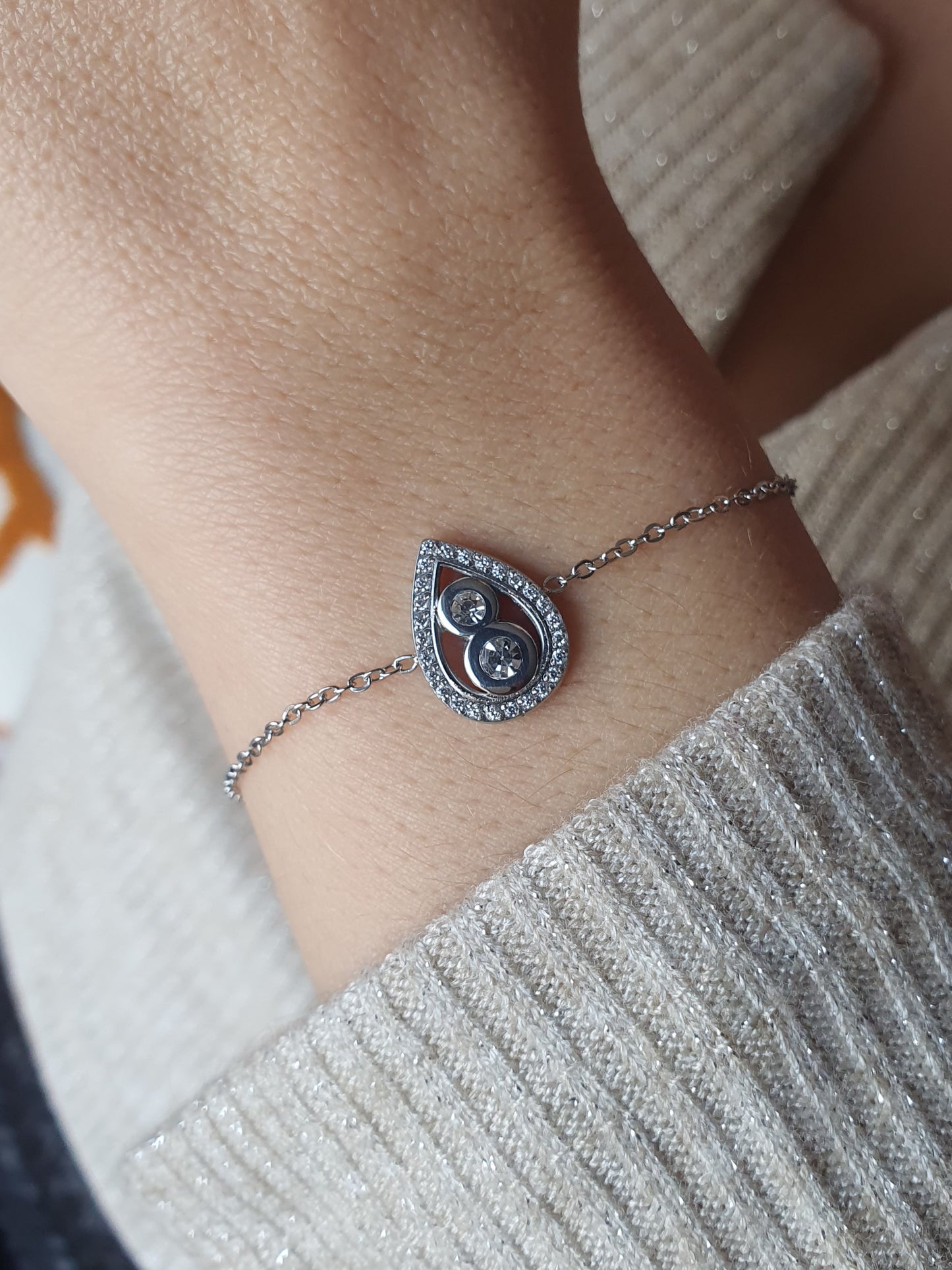 Bracelet MILLA zircons - argenté